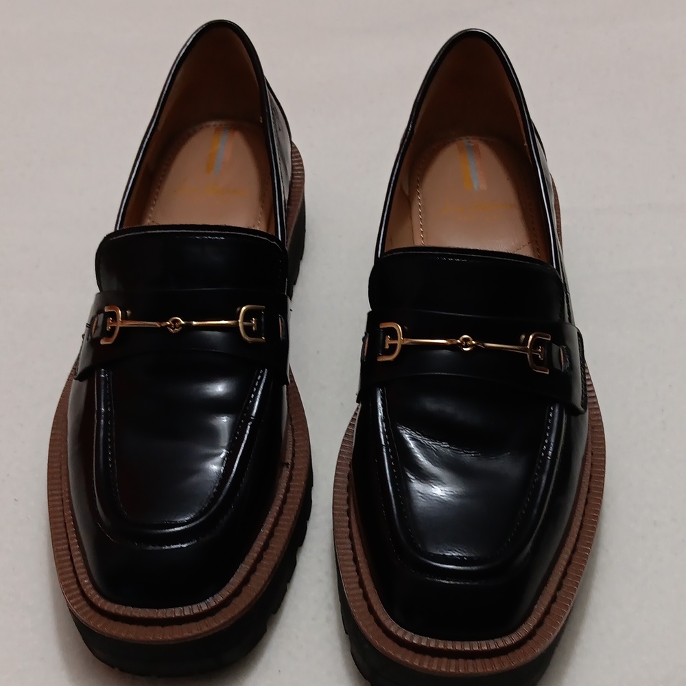 Sam Edelman Women's Laurs Chunky Black  Loafer - 8M